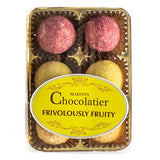 Martins Chocolatier Fruity Selection 36 Chocolate Truffles (6 x Six Packs) | Flavoured Chocolate Truffles | Chocolate Gift Pack | Stocking Fillers