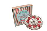 Luxury 7"  inch Chocolate Pizza  With Hearts