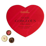 Martin's Chocolatier Luxury Chocolates - in a Heart Shaped Box Chocolate Gift (Red)