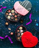 Martin's Chocolatier Luxury Chocolates - in a Heart Shaped Box Chocolate Gift (Red)