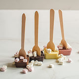 Martin’s Chocolatier Hot Chocolate Stirrers Continental Collection | Hot Chocolate Spoons with Marshmallows | Flavoured Chocolate Drink | Belgian Chocolate Gift Set