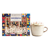 Martin’s Chocolatier Hot Chocolate Stirrers Continental Collection | Hot Chocolate Spoons with Marshmallows | Flavoured Chocolate Drink | Belgian Chocolate Gift Set