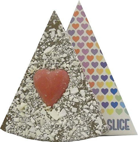Martins Chocolatier Chocolate Heart Pizza Slice