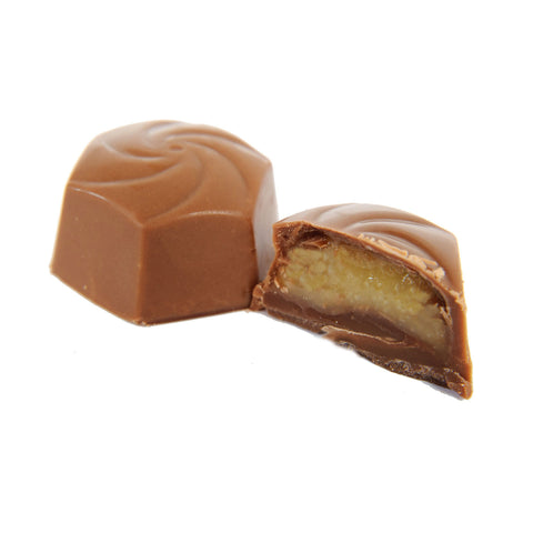1kg box of 'Lizzy' Boozy Advocaat Centre Enrobed In Milk Chocolate