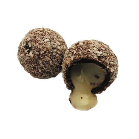 1kg box of 'Lola' Runny Centered Coconut Fondant Truffles Rolled In Desiccated Coconut Shavings