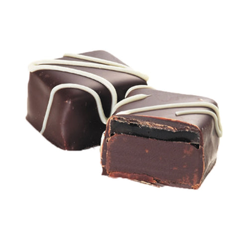 1kg box of 'Lucia' Lime and Lemon Ganache Enrobed In Dark Chocolate