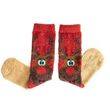 MILK HOT CHOCOLATE TIN AND REINDEER  SOCKS