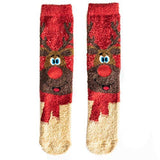 MILK HOT CHOCOLATE TIN AND REINDEER  SOCKS