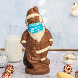 Martin’s Chocolatier Chocolate Santa with Face Mask | Festive Chocolate Gift | White Chocolate Truffles | Milk Chocolate, White Chocolate and Dark Chocolate