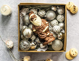 Martin’s Chocolatier Chocolate Santa with Face Mask | Festive Chocolate Gift | White Chocolate Truffles | Milk Chocolate, White Chocolate and Dark Chocolate