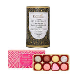 Martins Chocolatier Chocolate Taster Pack & Hot Chocolate Tin | Milk Chocolate | Drinking Chocolate
